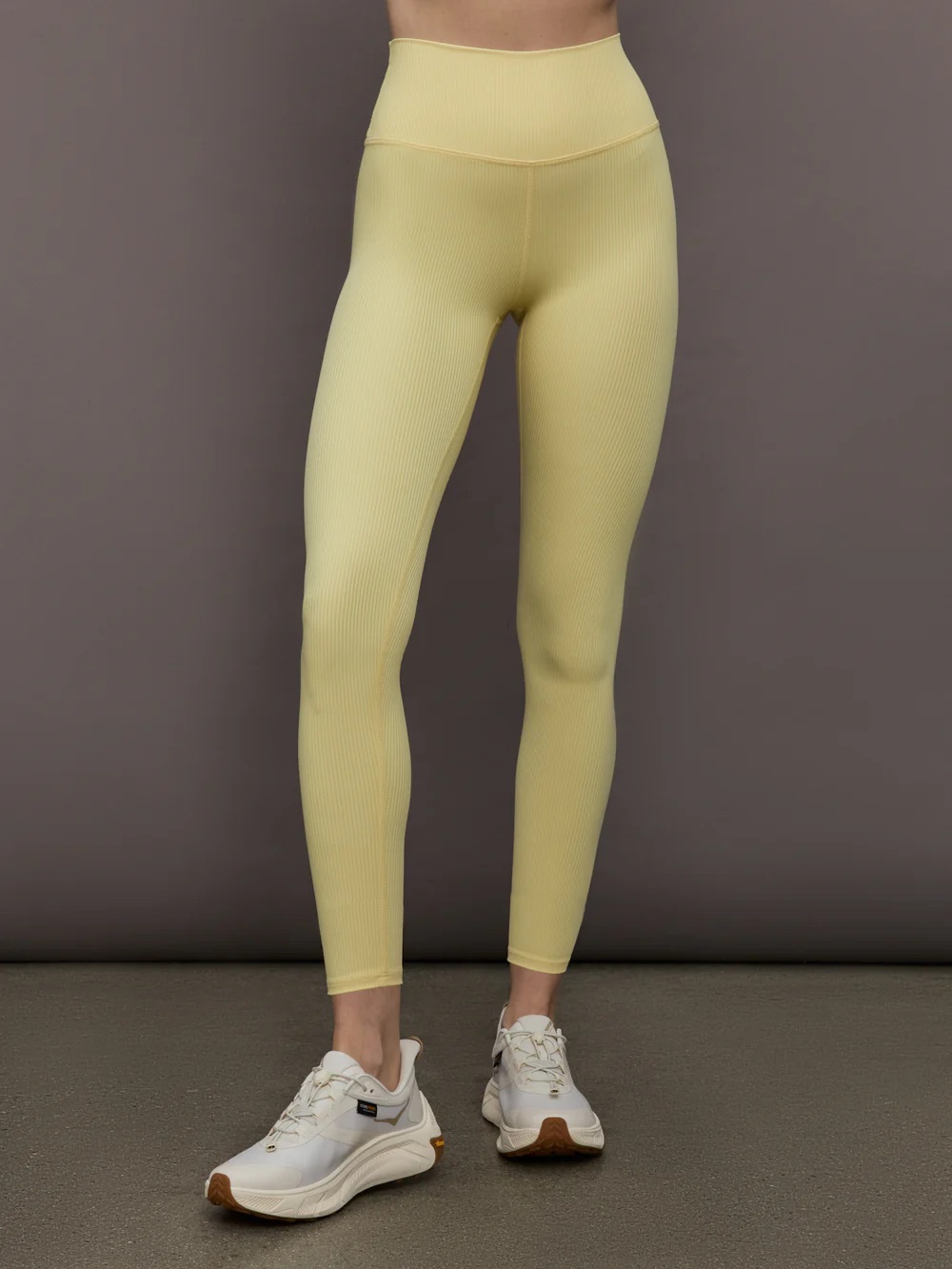 CARBON38 High Rise Legging in Ribbed Melt